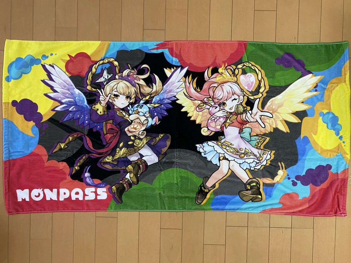 銀魂× モンスト　タオル フェイスタオル ボール絵集合 水属性｜モンスターストライク